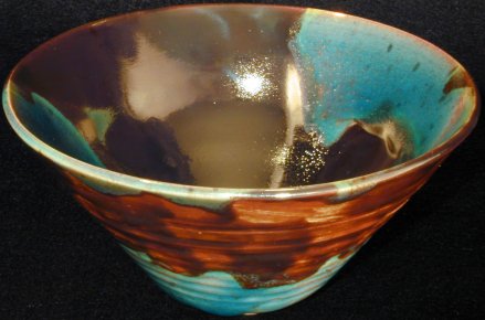 Iridescent Pottery by Paul J. Katrich (0239)