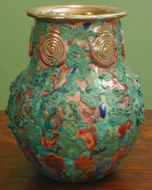 [Iridescent Pottery by Paul J. Katrich (0371)]