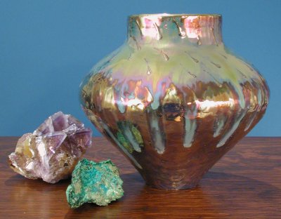 [Iridescent Pottery by Paul J. Katrich, 0443]