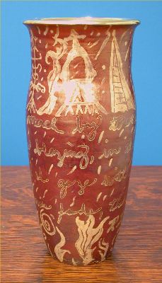 Iridescent Pottery by Paul J. Katrich, 0542