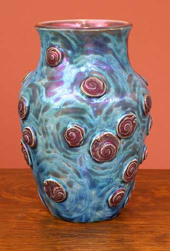 [Iridescent Pottery by Paul J. Katrich (0761)]
