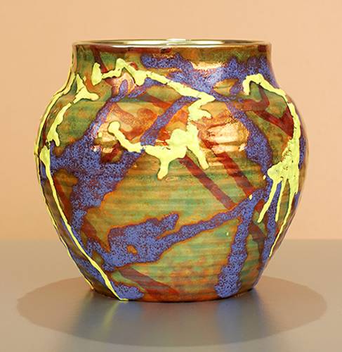 [Iridescent Pottery by Paul J. Katrich (0831)]