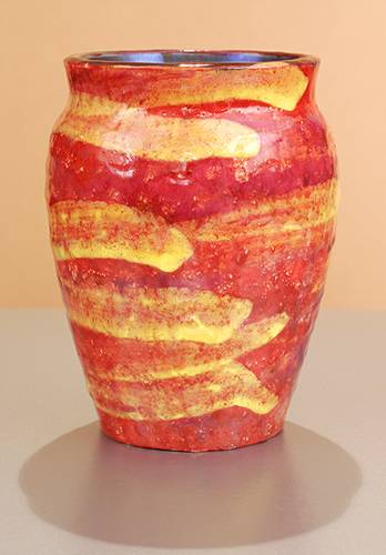[Iridescent Pottery by Paul J. Katrich (0837)]