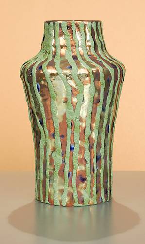 [Iridescent Pottery by Paul J. Katrich (0841)]