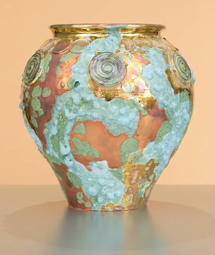 [Iridescent Pottery by Paul J. Katrich (0910)]