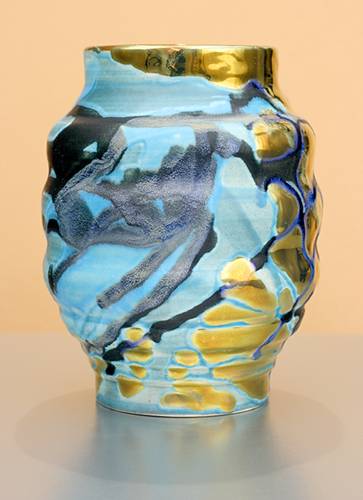 [Iridescent Pottery by Paul J. Katrich (1078)]