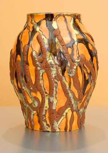 [Iridescent Pottery by Paul J. Katrich (1236)]