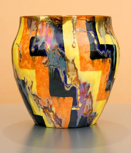 [Iridescent Pottery by Paul J. Katrich (1238)]