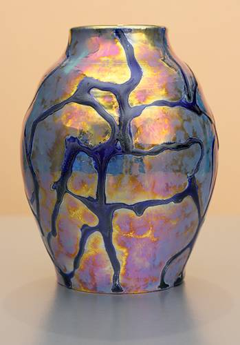 [Iridescent Pottery by Paul J. Katrich (1255)]