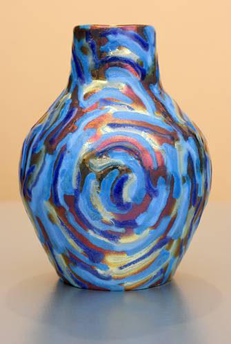 [Iridescent Pottery by Paul J. Katrich (1256)]