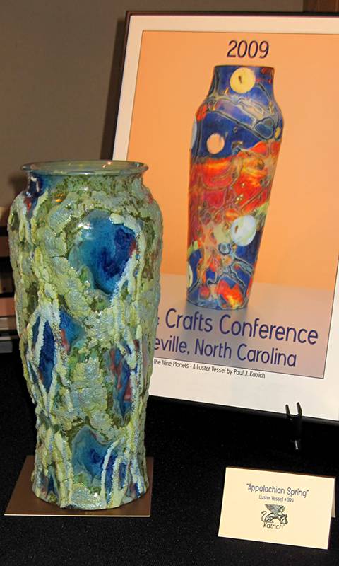 Iridescent Pottery by Paul J. Katrich (1334)
