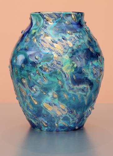 [Iridescent Pottery by Paul J. Katrich (1370)]