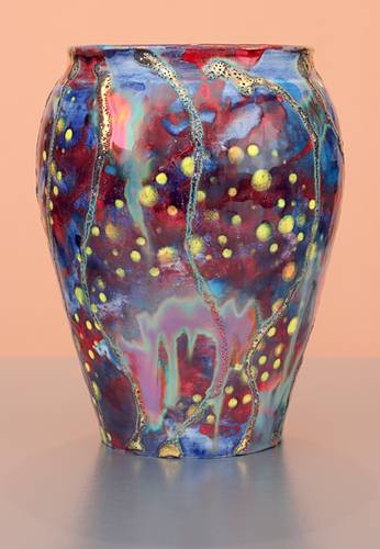 [Iridescent Pottery by Paul J. Katrich (1373)]