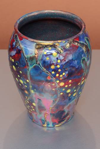 [Iridescent Pottery by Paul J. Katrich (1373)]