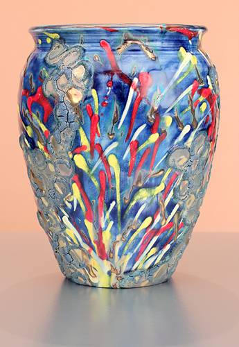 [Iridescent Pottery by Paul J. Katrich (1380)]