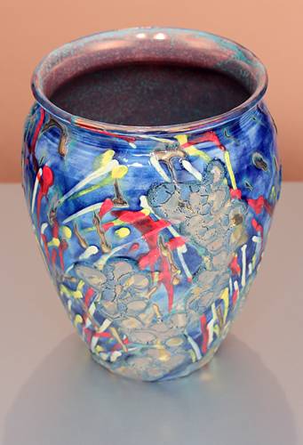 [Iridescent Pottery by Paul J. Katrich (1380)]