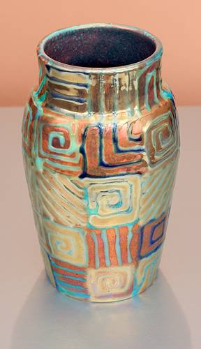 [Iridescent Pottery by Paul J. Katrich (1384)]