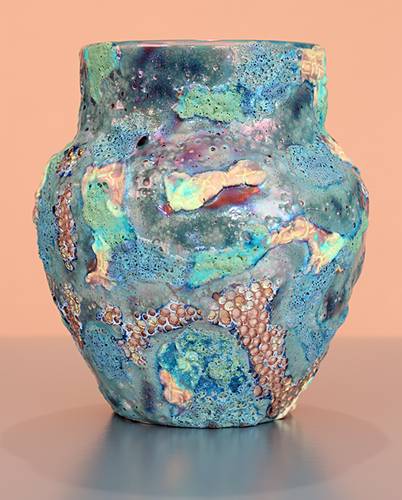 [Iridescent Pottery by Paul J. Katrich (1388)]