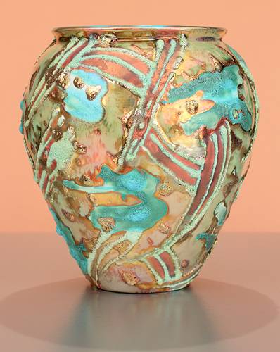 [Iridescent Pottery by Paul J. Katrich (1428)]