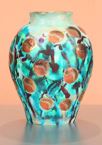 [Iridescent Pottery by Paul J. Katrich (1431)]