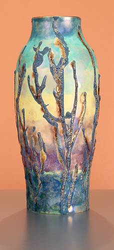 [Iridescent Pottery by Paul J. Katrich (1435)]