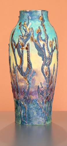 [Iridescent Pottery by Paul J. Katrich (1435)]