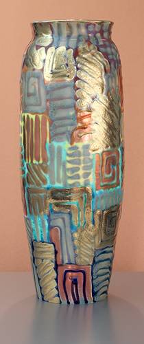 [Iridescent Pottery by Paul J. Katrich (1455)]