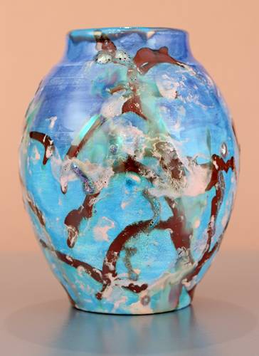 [Iridescent Pottery by Paul J. Katrich (1640)]