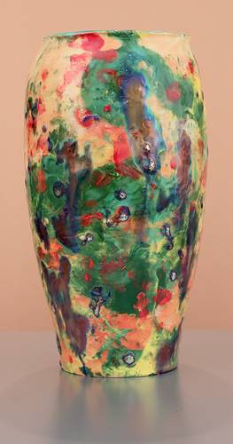 [Luster Vessel 1647 - Rose Garden by Paul J. Katrich]