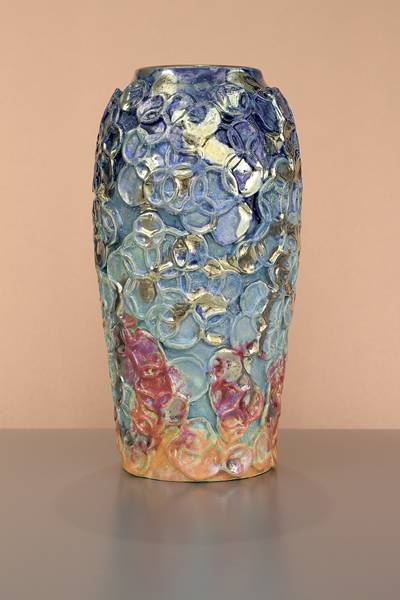 [Luster Vessel 1694 - Rising Smoke by Paul J. Katrich]