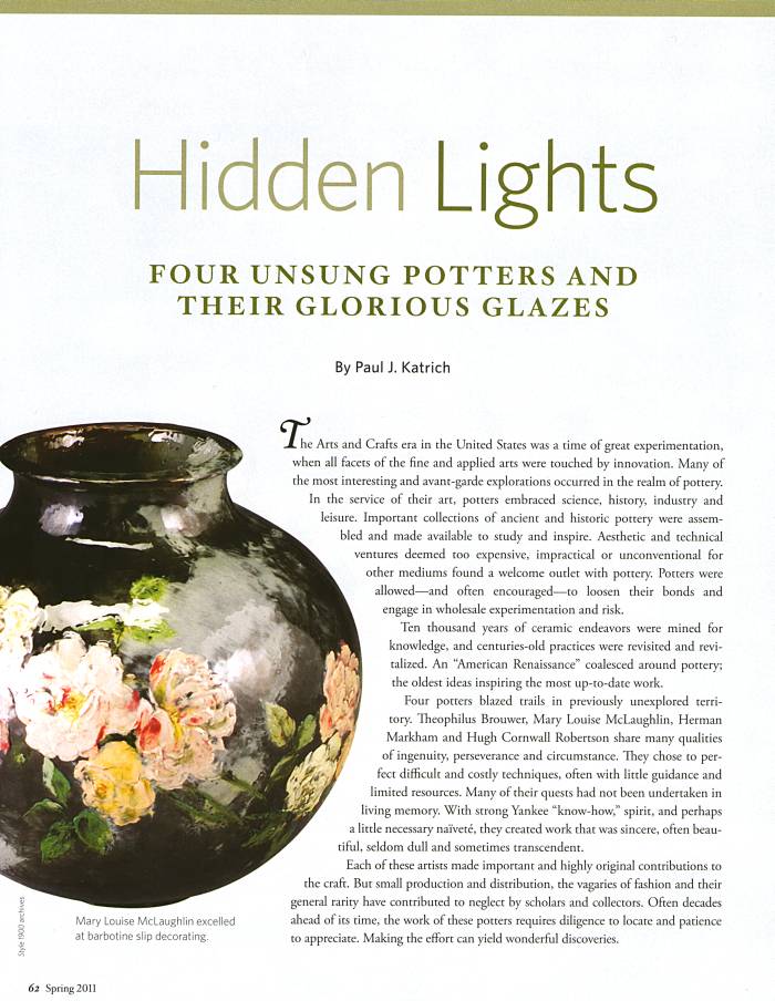 Style:1900 article, Hidden Lights, Spring, 2011, page 62