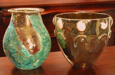 Luster Vessels by Paul J. Katrich, 0303 and 0304