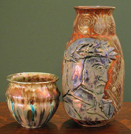 [Iridescent Pottery by Paul J. Katrich (0384 & 0406 