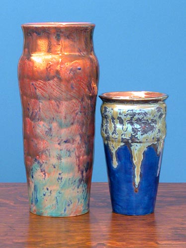 [Iridescent Pottery by Paul J. Katrich (0700 & 0699)]