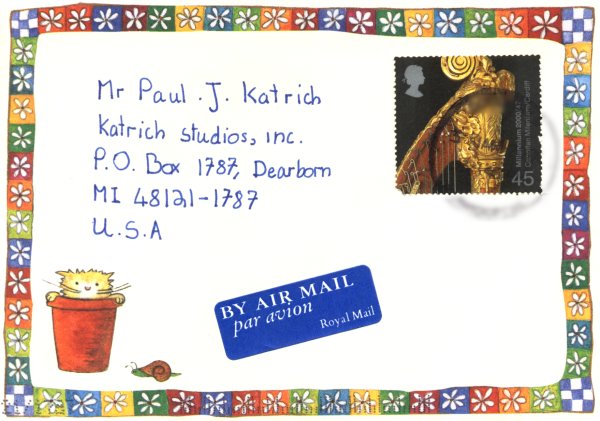 [Letter from Katy in England to Paul J. Katrich]