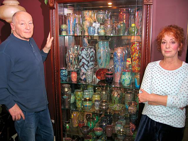 [Michael Nickel and Cynthia Horvath with Collection]