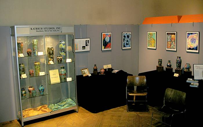 [Katrich Luster Pottery Booth at NY Ceramics Fair - 2009]
