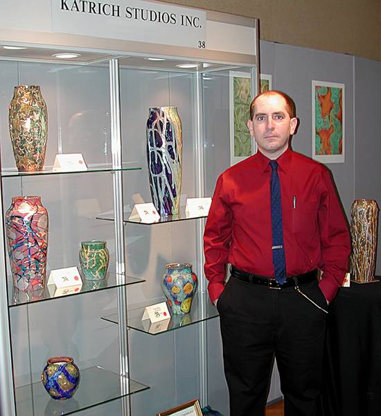 [NY Ceramics Fair - Paul J. Katrich at Booth]