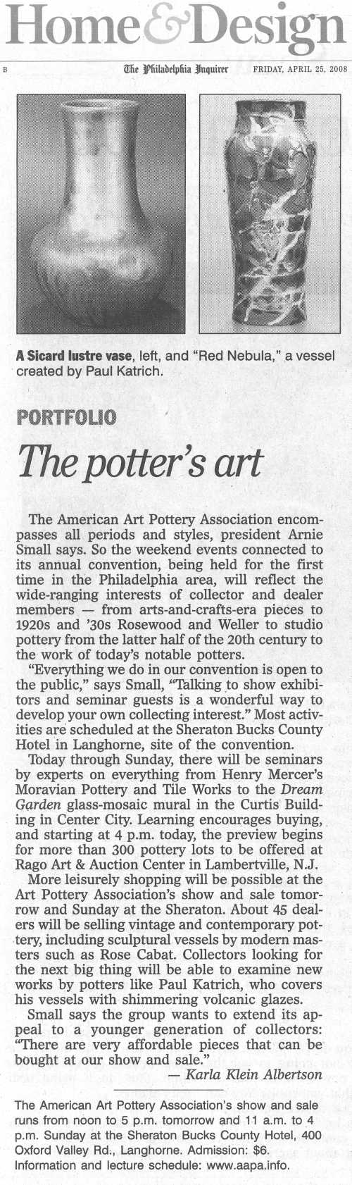 2008 AAPA Show - Philadelphia Enquirer