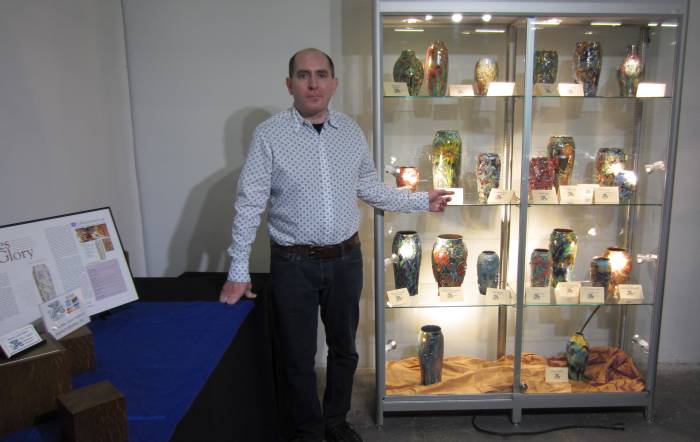 [Paul Katrich at the Pier Antique and Art Show]