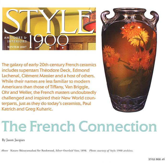 Style:1900 article, The French Connection - Edited, November, 2007