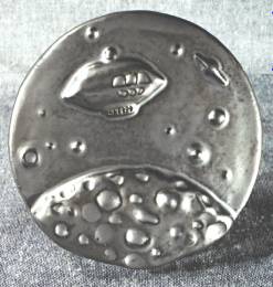 [Spaceship sculpture by Paul J. Katrich]