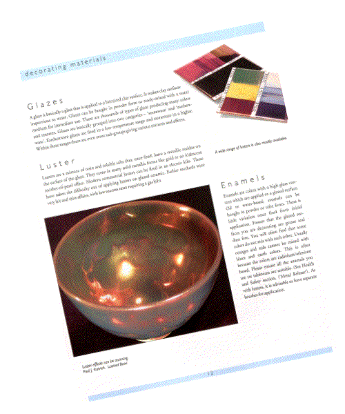 Decorating and Glazing Pottery - by Caroline Fairbairn