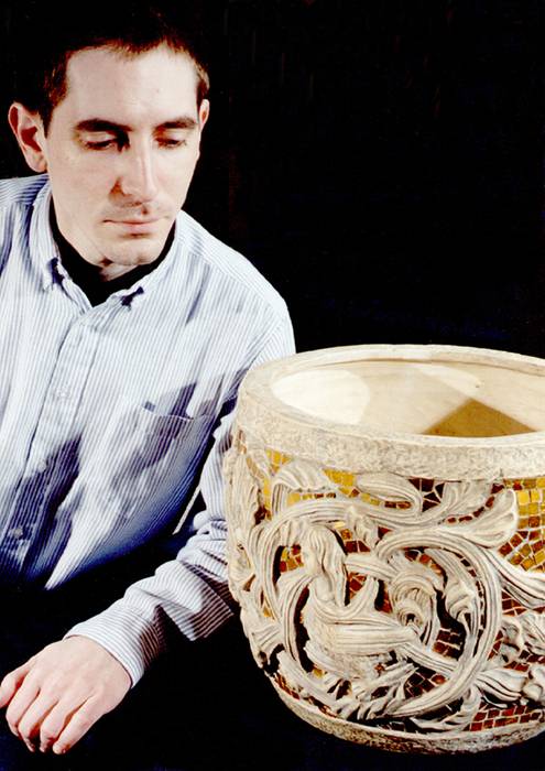 [Restored Cranbrook Urn with Paul J. Katrich]